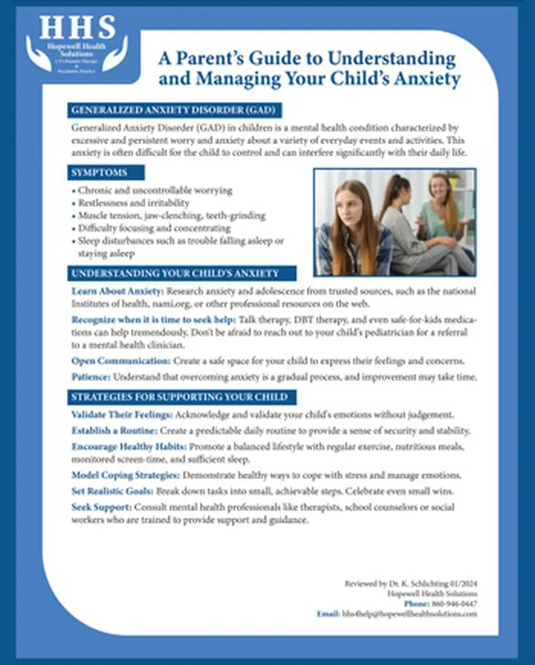Cover of A Parent’s Guide to Your Child’s Anxiety