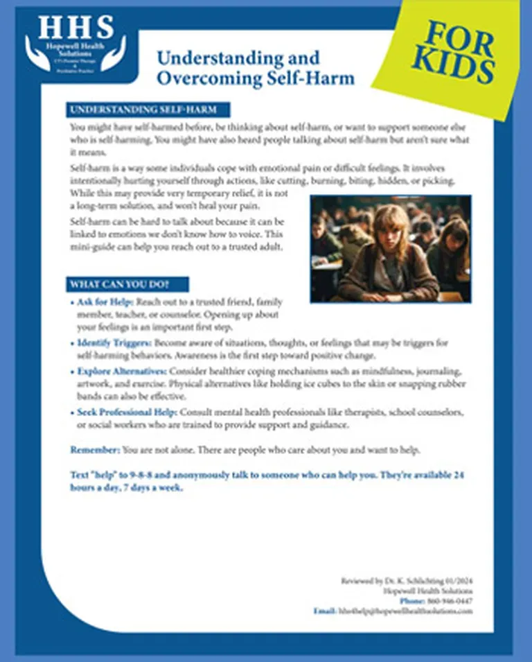 Cover of Understanding and Overcoming Self-Harm