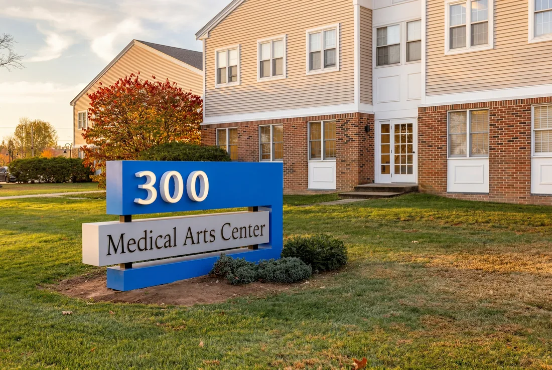 The Medical Arts Center building at 300 Hebron Avenue
