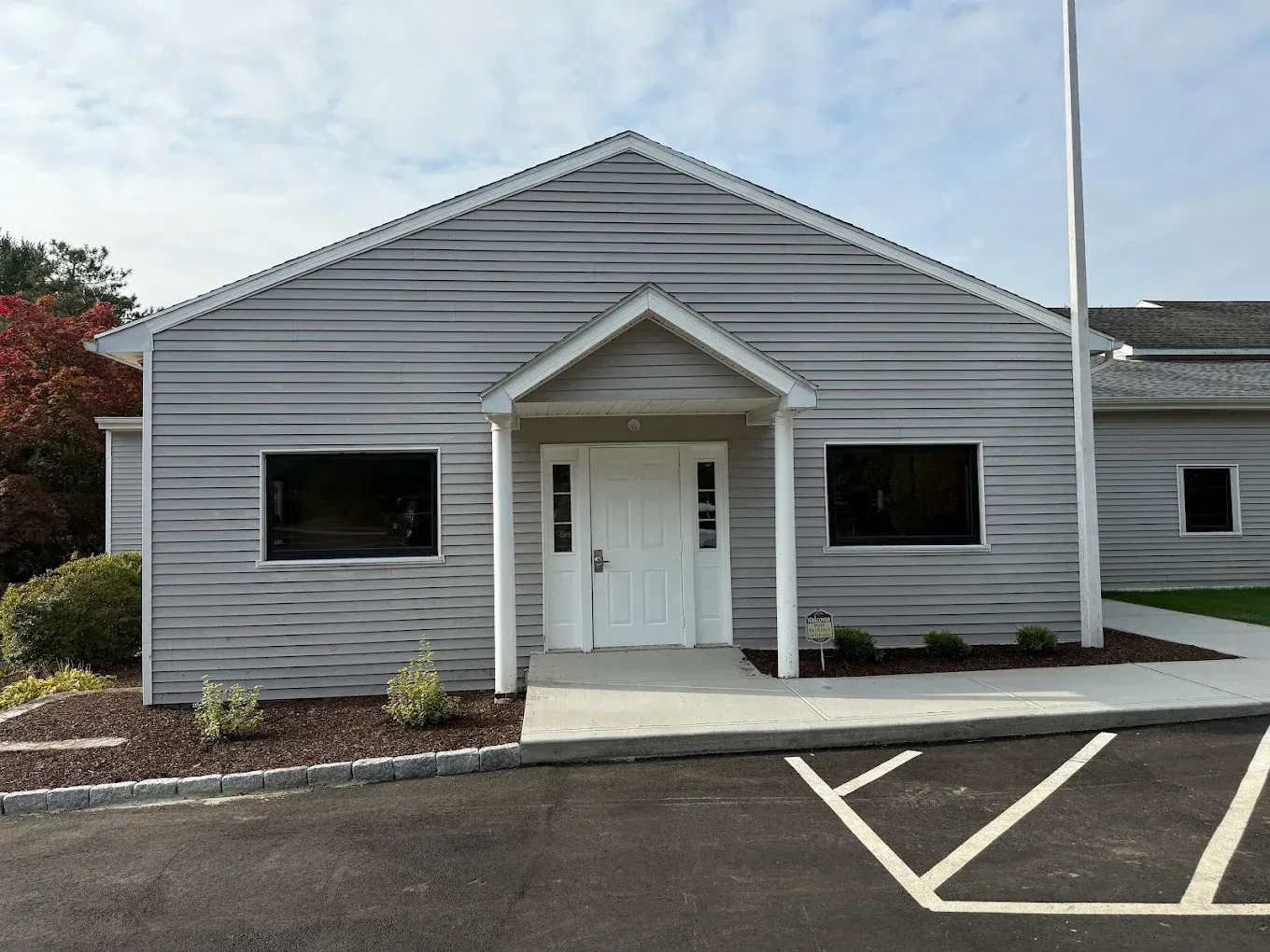 Front of the East Hampton office house
