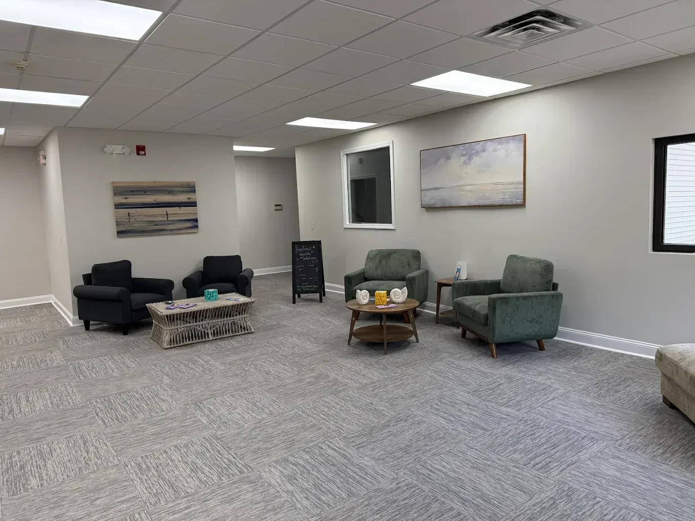 Lobby of the East Hampton office