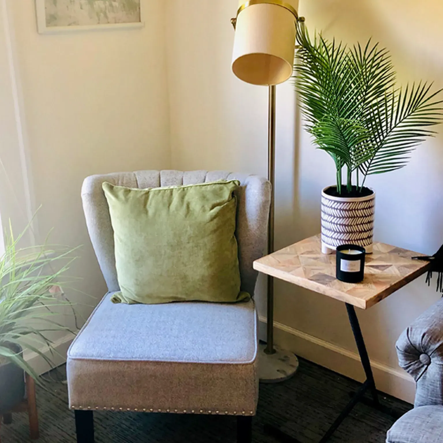 Comfortable seating in the Glastonbury office
