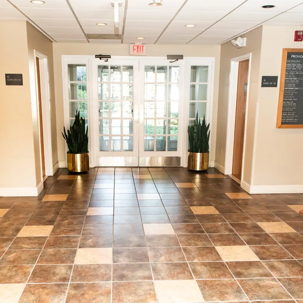 Entrance to the Glastonbury office