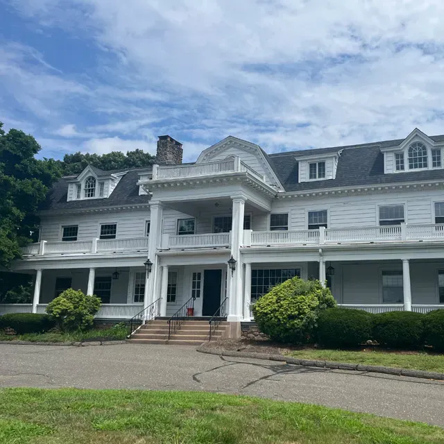 Front of the Glastonbury office house