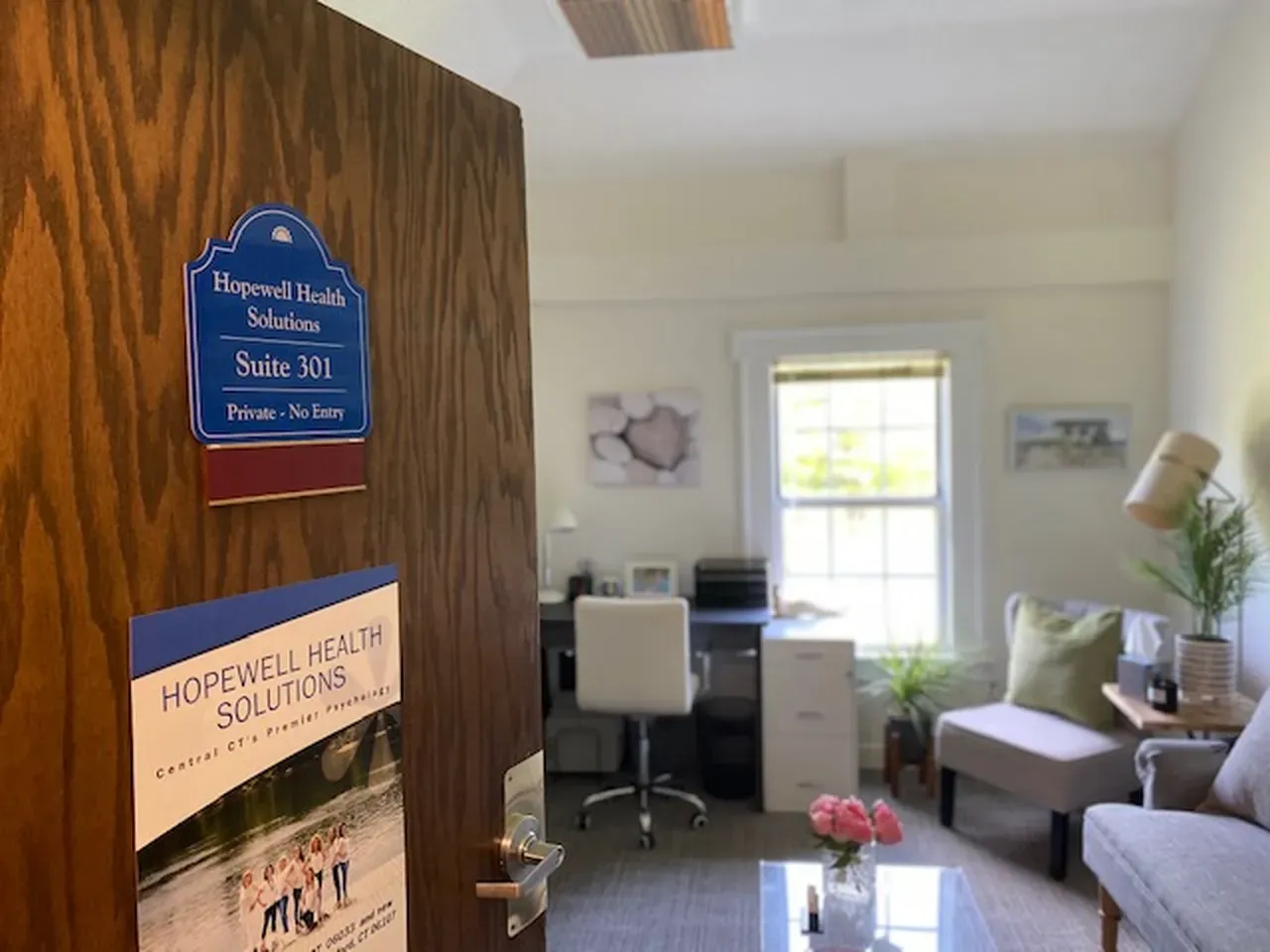 Entrance to the West Hartford office