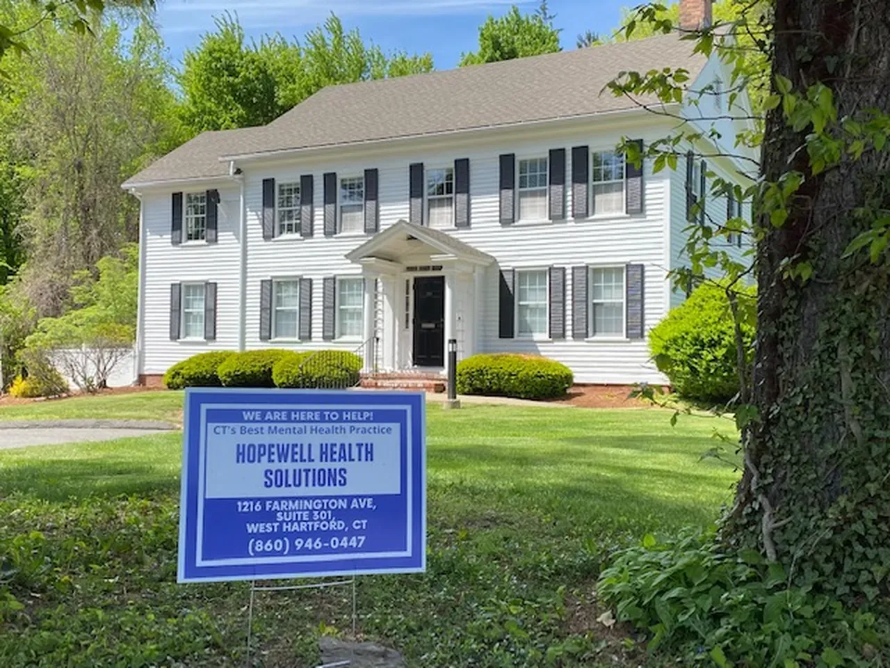 Exterior of the West Hartford office