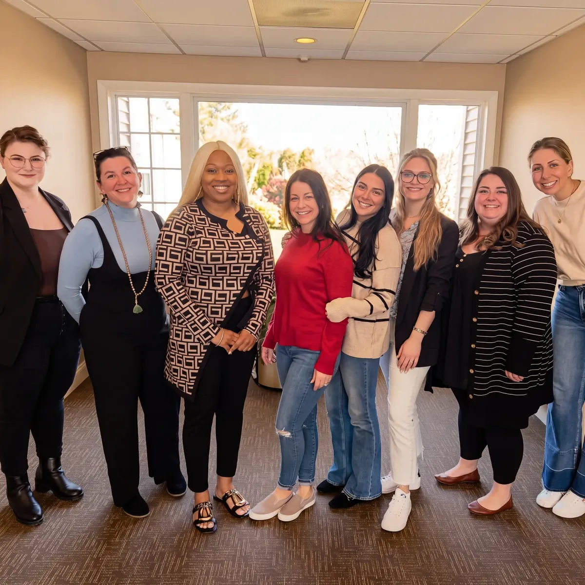 Women supporting each other in Hopewell's Women's Wellness IOP